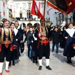 Dubrovaki primorski svatovi na festi sv Vlaha